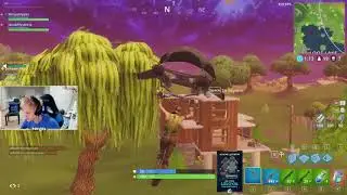 Ninja Plays Fortnite | Duo Win With JacobHysteria | Game 1 (3/8/18)