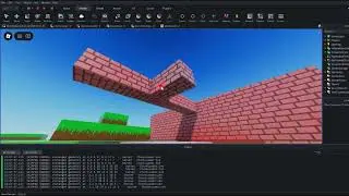 Roblox block game untextured blocks getting removed when exposed to air