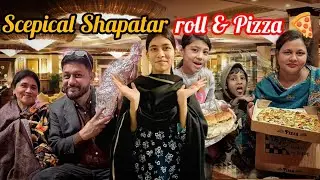 Korangi ka Special Shapatar 🗞️Roll & pizza 🍕 Party 👌🥞