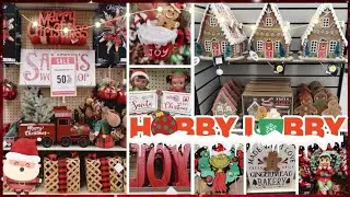 Hobby Lobby Christmas 2023 is 50% Off!! More New Christmas Holiday Decor and More!! Shop With Me!!