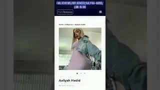 Aaliyah Hadid Content Review