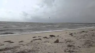 Harding Beach in the winds.