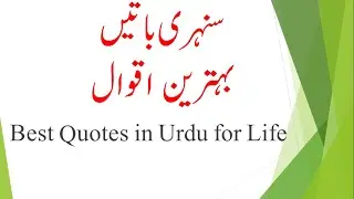 Best Urdu Quotes for life | best quotes in Urdu Language