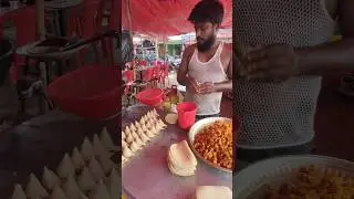 Hardworking man making Potato Samosa Rs 10 Only #streetfood #shorts #reels