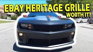 Установка решетки радиатора Camaro Heritage (eBay) и другие запчасти для ZL1
