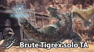 MHW Iceborne | Brute Tigrex solo (Long Sword) - 4'19 (TA rules)
