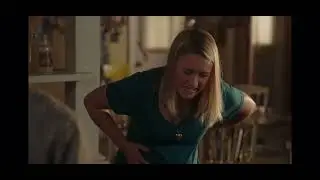 His ￼reaction when she said my water broke I'm in labor and when he walked over to the ￼neighbors.