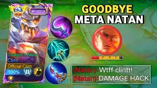 GOODBYE META NATAN!! CLINT NEW META DESTROYER BEST BUILD & EMBLEM 2025 - Mobile Legends