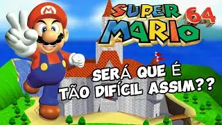 SUPER MARIO 64 - ORIGINAL DO CONSOLE - APRENDENDO A JOGAR!