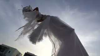Flexible pole show dancing, acrobatic  White Queen Dubai