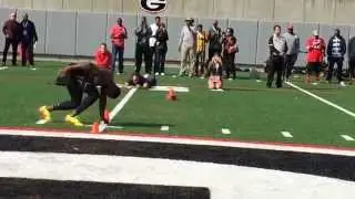AMARLO HERRERA, UGA Pro Day 2015 (40-yard dash)