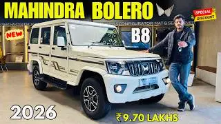 Mahindra Bolero B8 Top Model 2026 Detailed Review ✅ Bolero B8 Top Model On Road Price & Features 🔥