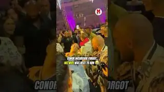 Conor McGregor completely forgot his wife was right next to him 😭