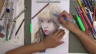 ChengXiao 성소 程潇 WJSN  우주소녀- Color lead speed drawing hand-painted
