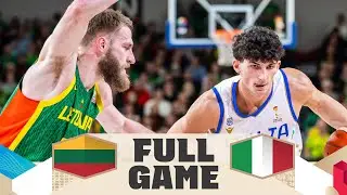 Lithuania v Italy | Full Basketball Game | FIBA Basketball World Cup 2027 European Qualifiers