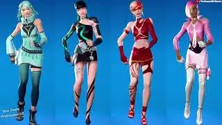 Fortnite Business Hips Emote With Era Slayer Charlotte Sabian Antonia Skins Thicc 🍑😘😜😍 | Who Won ?