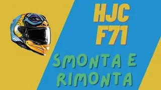 Hjc F71 come smontare gli interni #hjc 