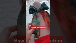 Bow slow motion#How to tie a bow#Bow#dailylife #dailytips22 #shorts