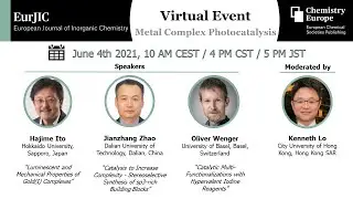 EurJIC Virtual Symposium: Metal Complex Photocatalysis