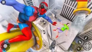 Flying Superhero Robot Superhero Rescue Mission