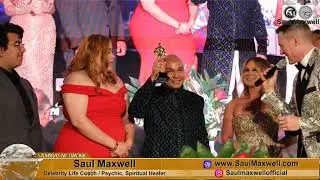 Luxury Gala 2023- Interview with Saul Maxwell on the red-carpet and receiving award on stage.
