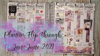 Ad ✿ Pre-Plan Planner Flip Through ✿ Functional Flexi Planner ✿ ✿ Plannerface ✿ January -June 2021