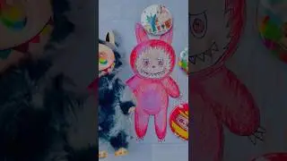 Labubu monster 🫣❤️| #trending #art #labubu #viral