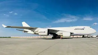 Boeing 747-409F JetOneX (operated by Air Atlanta Icelandic) arrived in PRG/LKPR.