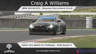 iRacing - 24S4 - BMWG82GT4 - FTSCC - Okayama - CAW