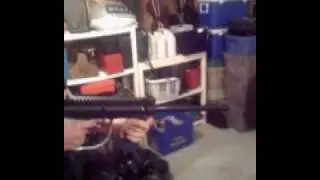 Crazy rapid fire paintball gun
