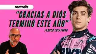 🚨 FRANCO COLAPINTO no ocult&oacute; su decepci&oacute;n con ALPINE