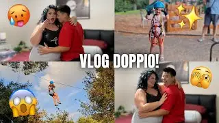 VLOG DOPPIO! SERATA SENZA FIGLI VS FOLLIE AL PARCO AVVENTURA! / chiara paradisi