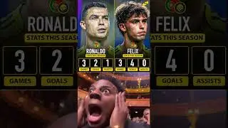 Ronaldo vs Felix #alnassr #ronaldo #felix #footballshorts
