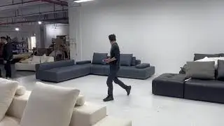 China Sofa Factory Tour: Modular Sofas & Beds for B2B | OEM Production Line