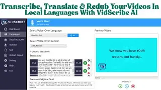 Turn One Video into Dozens &ndash; In Any Language! | VidScribe Elite Review