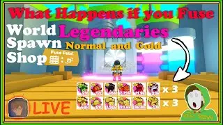 [Roblox] Pet Simulator  X: Fusing Legendary Pets from World Spawn Shop (Normal and Gold)