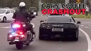 POLICE CRASHOUT Leaving Sarasota Cars and Coffee!!