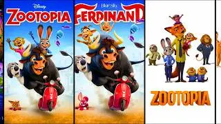 Zootopia 2 Parody of Famous Animated Movie Posters #5