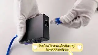 Let's show you how to connect the poe extenders #networking #poe #poeswitch #security #cctv#elevator