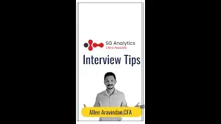 sg analytics Quick Interview Tip