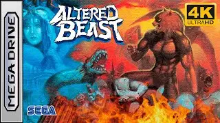 Altered Beast (Mega Drive) Longplay 4K 60FPS