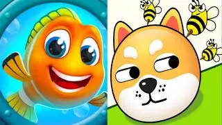 Hide Ball Brain Vs Save The Doge New UPDATE Satisfying Double Walkthrough (Android IOS)
