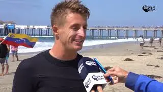 El surfista Ruben Vitoria debuta en el Mundial de Huntington y pasa a la segunda ronda