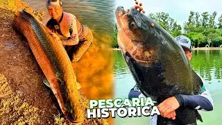 PESCARIA HISTÓRICA NO CÓRREGO DAS ANTAS / MAIOR PEIXE DA VIDA + HULK 34KG