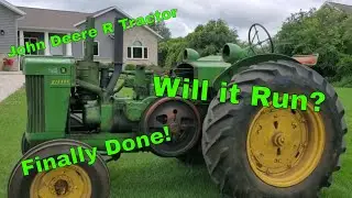Возрождение трактора John Deere R, часть 8 (установка Pony и первый запуск) #tractor #tractorvide...
