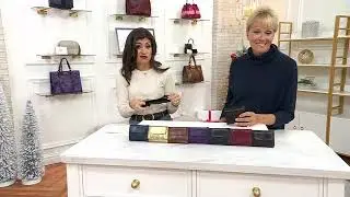Patricia Nash Leather Libby Flap Wallet on QVC