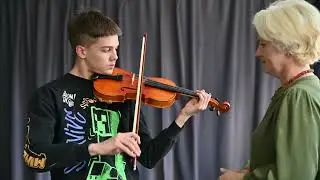 Smuiko pamokos MariArs muzikos mokykloje Vilniuje:::Violin lessons at  MariArs music school, Vilnius