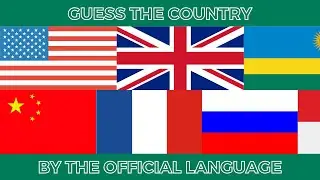 Guess the Country by the Official Language Quiz Challenge