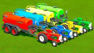 TRANSPORTING AND SLURRY SPREADING WITH CTB TURBO TRACTORS - FARMING SIMULATOR 2022