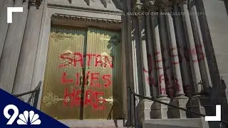Catholic cathedral in Denver vandalized with graffiti